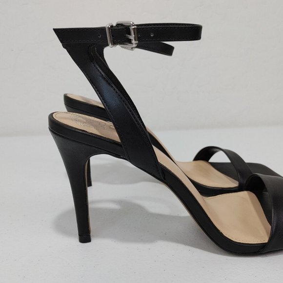 Vince Camuto Women's Saprenda 2 Heeled Sandal Black FITS LIKE 9 READ - Picture 6 of 12